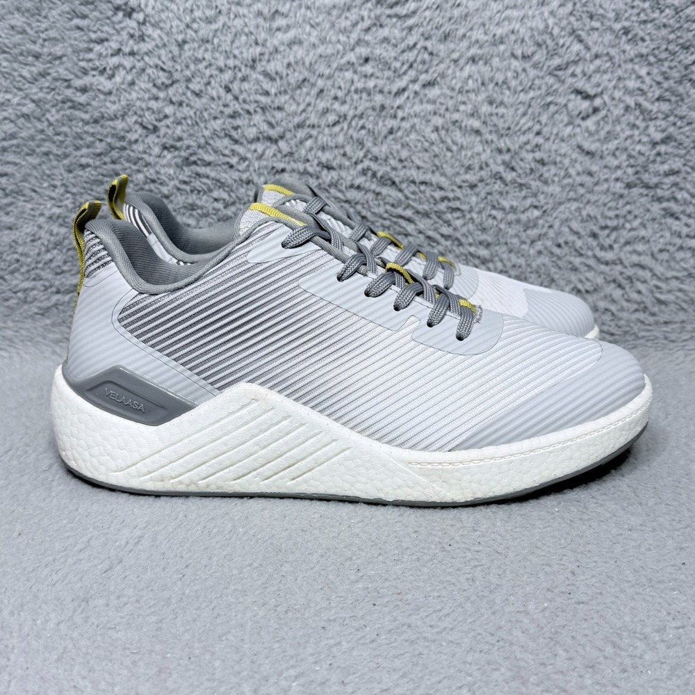 Velaasa Raptor Mens Size 10 Cross Training Shoes Sneakers Gray Gold